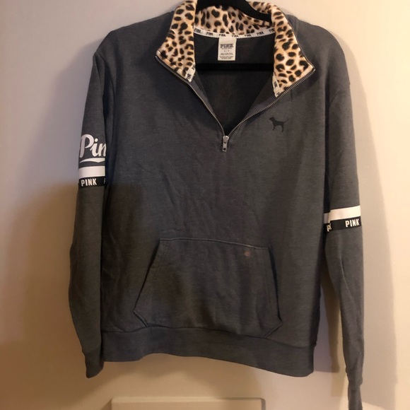 PINK Victoria's Secret Sweaters - PINK CHEETAH SWEATER